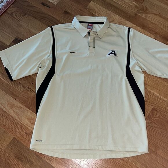 Nike authentic team issue Army Black Knights Football Golf polo shirt L men’s - Picture 1 of 3